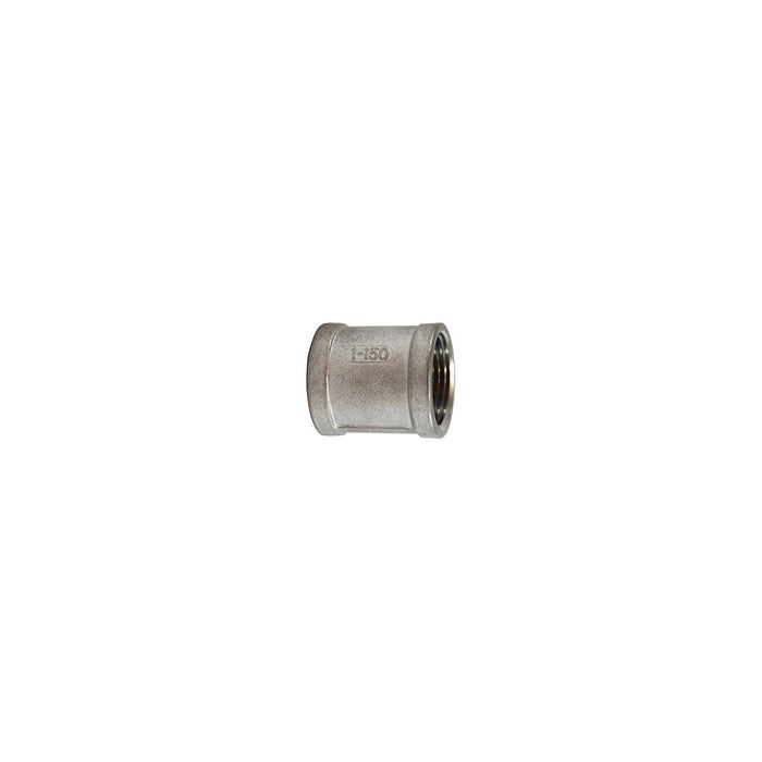 Brass Fittings 64-411 304 Stainless Steel Coupling, 1/4"