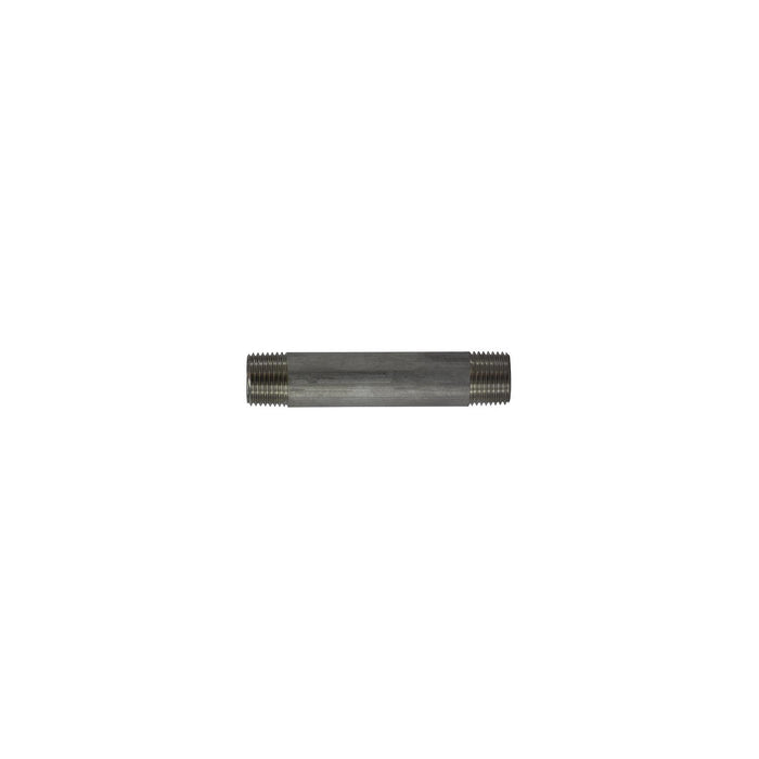 Brass Fittings 70-060 316 Stainless Steel Nipple, 1/2" x Close