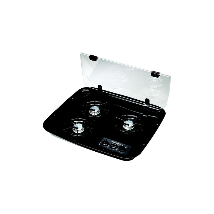 Suburban Mfg 2990A Suburban Flush Mount Glass Cover, 3-Burner Drop-In, Clear