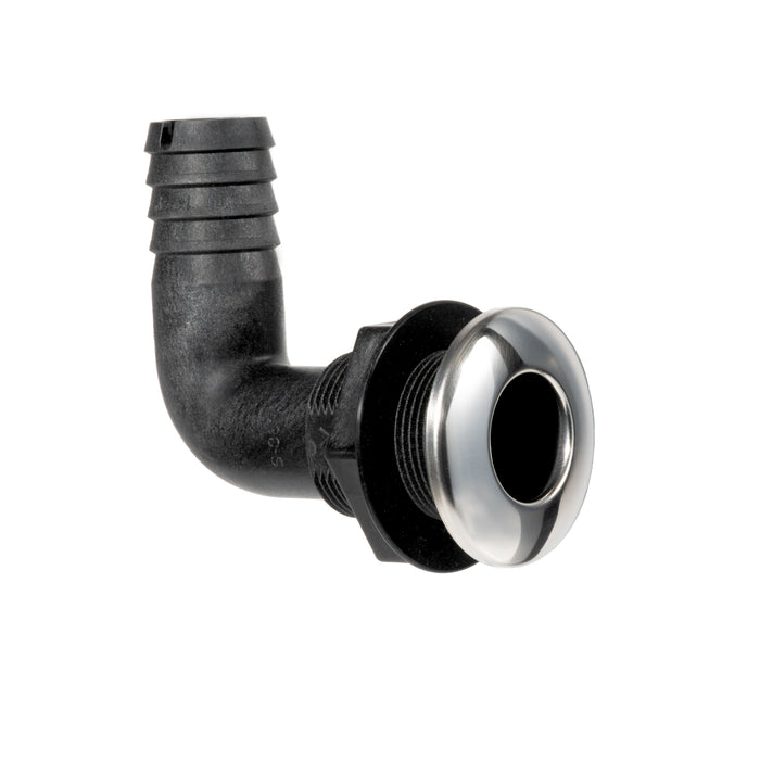 Whitecap Thru-Hull Fitting 90 Degree Hose Barb