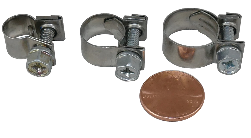 Scandvik 13511 Aba 304 Stainless Steel Mini Clamps, Size 11