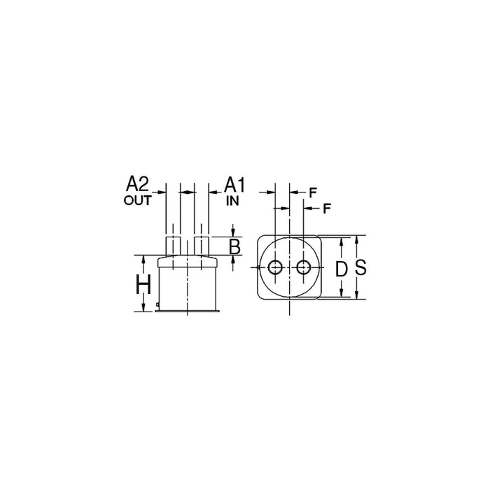 Centek 1500008 Vernalift Muffler-for G 2" In & Out On Top