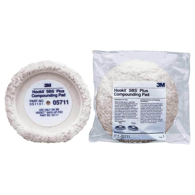 3M 5711 Hookit Wool Compounding Pad