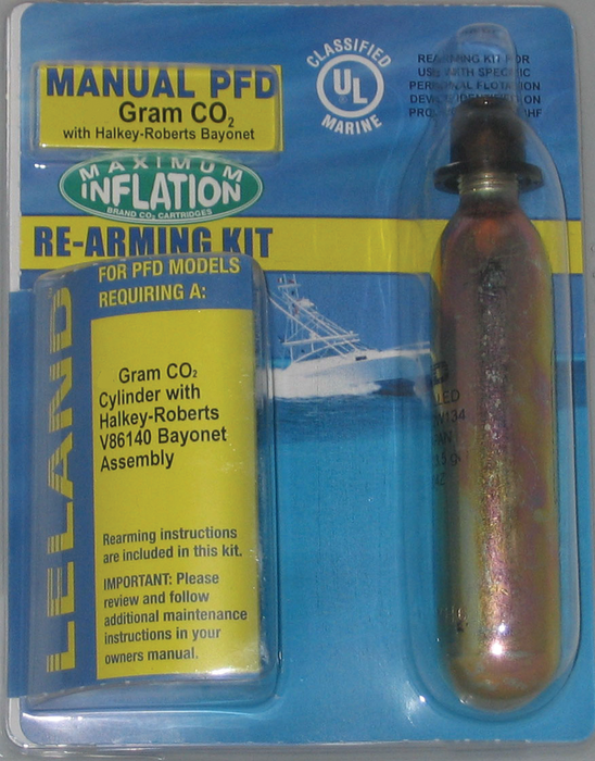 Leland Maximum Inflation V86160-85202Z Re-Arm Kit B 33G Manual Bayonet