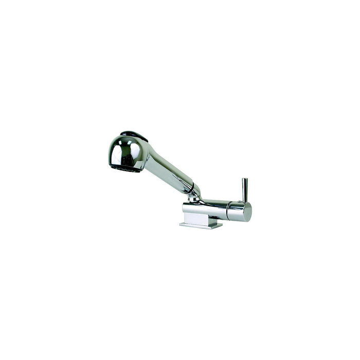 Scandvik 14410 Mixer and Shower Combo, Mimimalistic, Single Lever Control, Chrome ABS Handle, Bulk