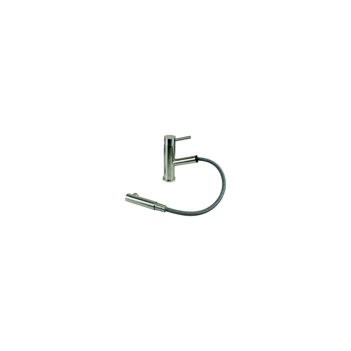 Scandvik 74122 Nordic Pull-Out Galley Mixer, Brushed Stainless Steel