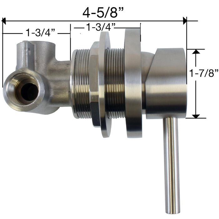 Scandvik 74140 Nordic Stainless Steel Shower Mixer