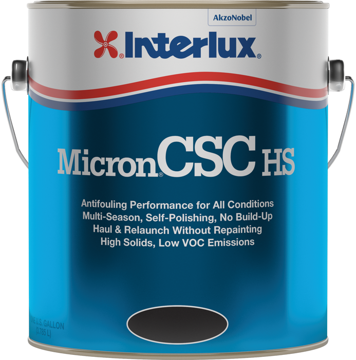 International Paint YBC583/1 Micron CSC HS Bottom Paint, Black, Gal.