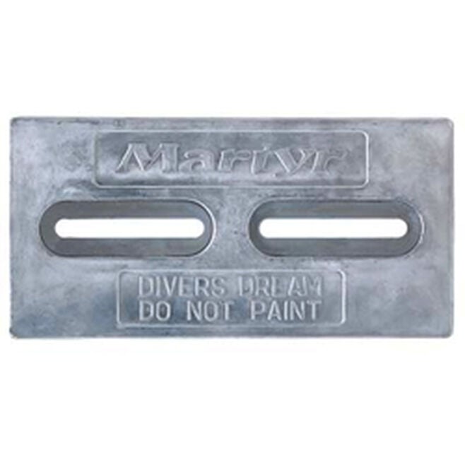 Martyr CMDIVERM Hull Anode 1/2" x 6" x 12", Magnesium
