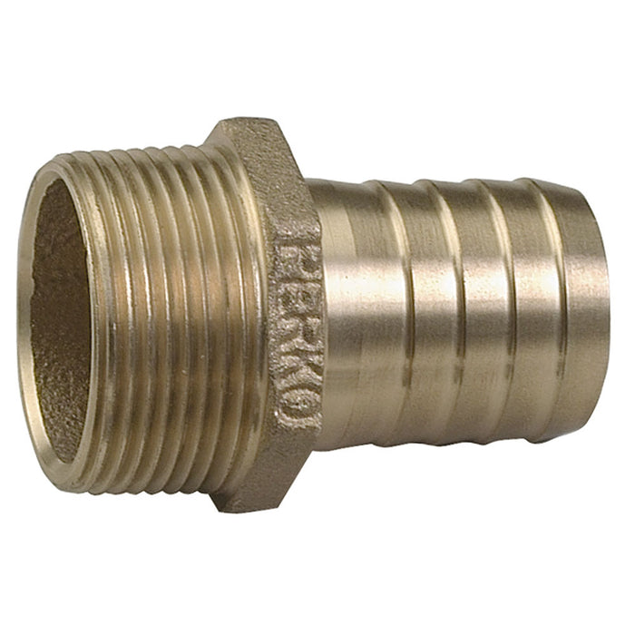 Perko 0076DP8PLB 1-1/2 Pipe To Hose Adapter Straight Bronze