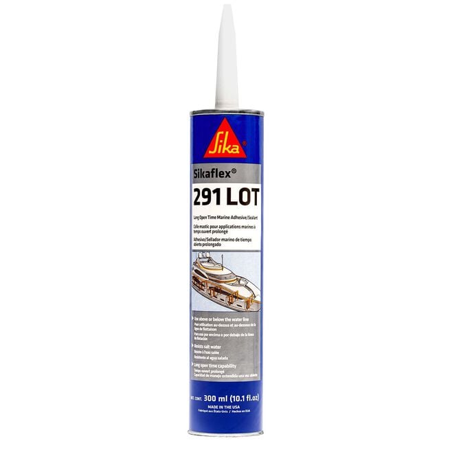 Sika 90929 Sikaflex 291 Lot Marine Polyurethane Adhesive/Sealant, Mahogany, 10.3 oz. cart.