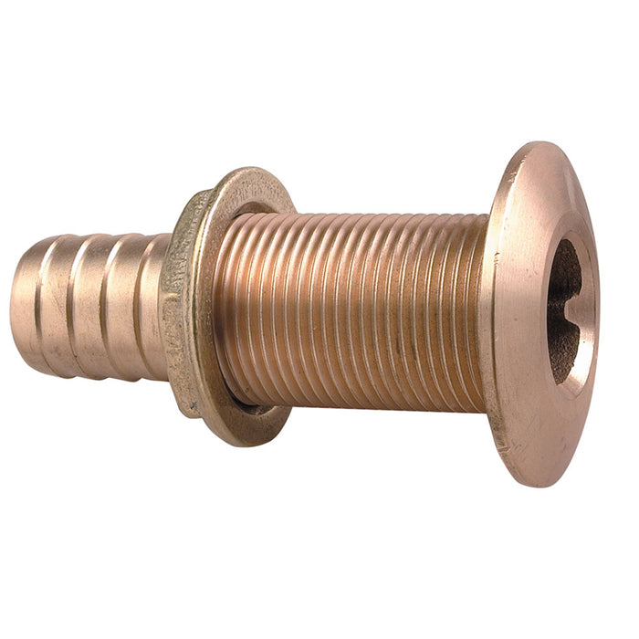 Accesorio pasacascos Perko de 1-1/8" para manguera, bronce. Fabricado en EE. UU.