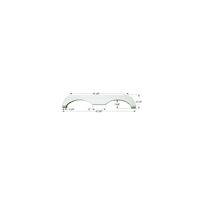 Icon 1623 Tandem McKenzie FS769 RV Fender Skirts