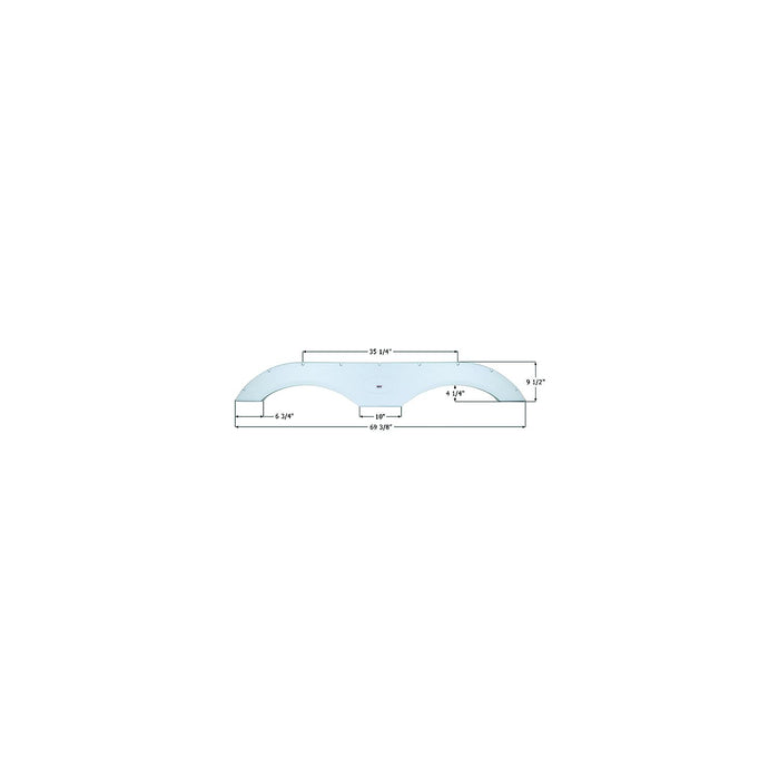 Icon 1776 0 Fender Skirts – Tandem FS17710, Black
