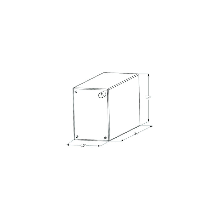 Icon 12726 Fresh Water Replacement Tank, 15 Gal.