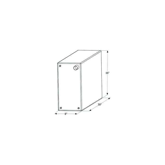 Icon 12731 Fresh Water Replacement Tank, 15 Gal.