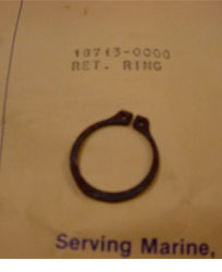 Jabsco Retaining Ring