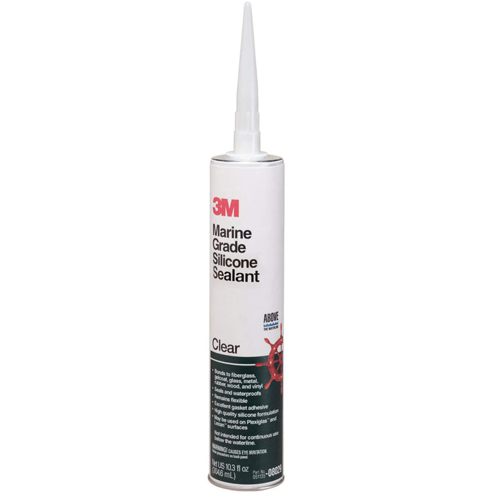 3M 8029 Mildew Res.Silicone(Clr)Cart