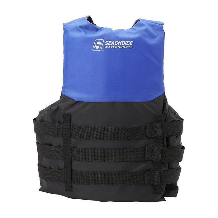 Seachoice 85353 Ski Vest 4 Belt Blue, L/XL