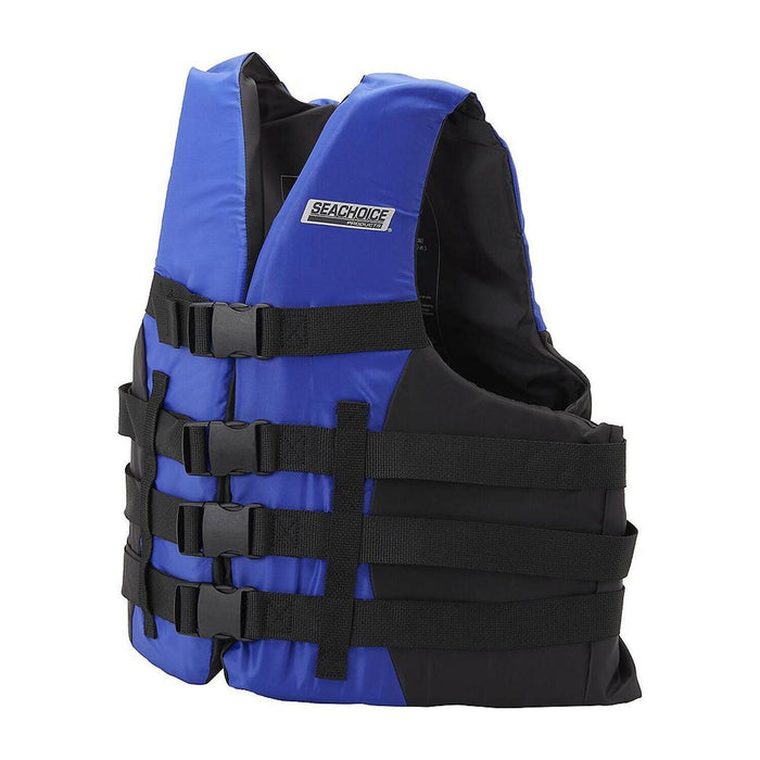 Seachoice 85363 Ski Vest 4 Belt Blue, 2XL/3XL