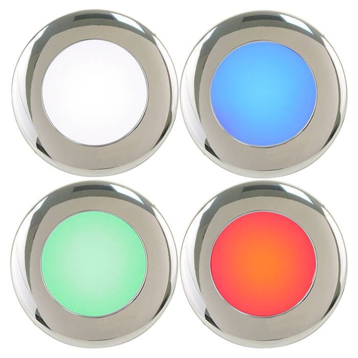 Scandvik 41416P A2.5 Four Color LED Down Light