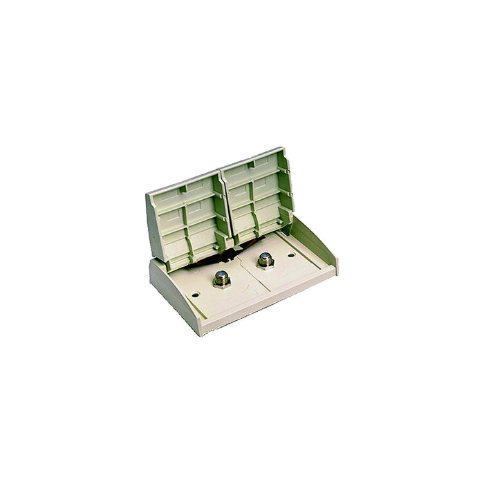 Winegard Co. WA-1110 Winegard Ivory Dual Outdoor RV TV Receptacle