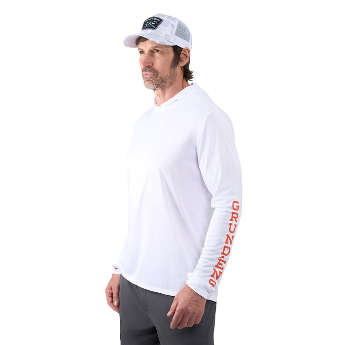 Grundens 40113-100-0016 | Tough Sun Hoodie-White-XL