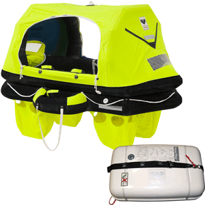 VIKING RescYou Pro Liferaft Paquete de contenedor para 6 personas en alta mar