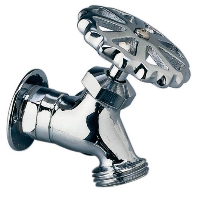 Whitecap P-2452C C.P. Brass Sillcock 1-5/8" Base 3-3/16 Depth