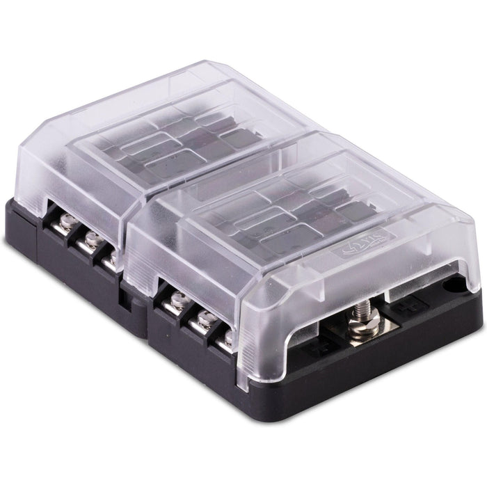 Sierra FS40820 408 Series Fuse Block W/Cover, 12-Gang