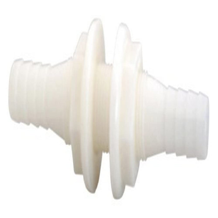 Attwood 3878-3 Polypropylene Double Ended Thru-Hull Connection For 3/4" Hose