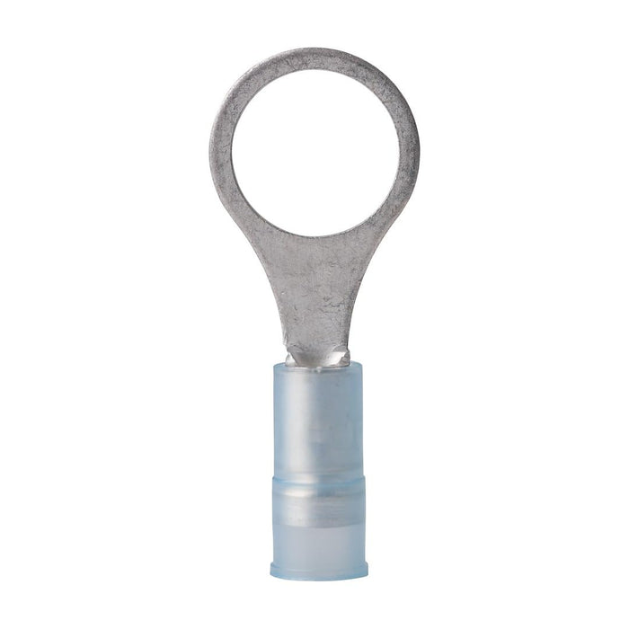 Ancor 230216 Marine Grade Nylon Insulated Ring Terminals, 3/8" Fastener, 16-14 Wire, Blue, 5/Pk