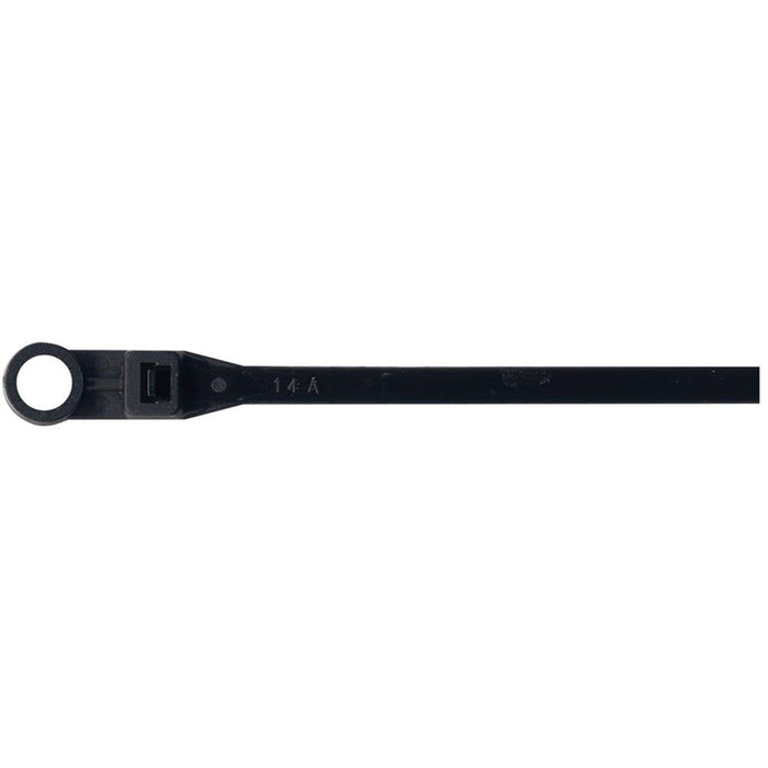 Seachoice 14161 8" Nylon Mounting Cable Tie, 25 Pcs. Black