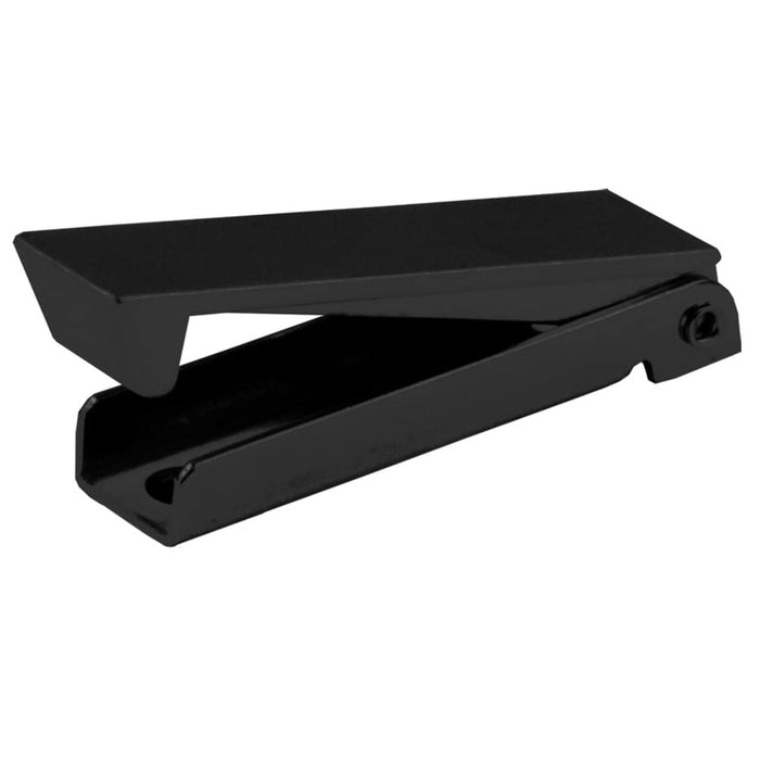 JR Products 10225 Square Baggage Door Catch, Black, 2/pk