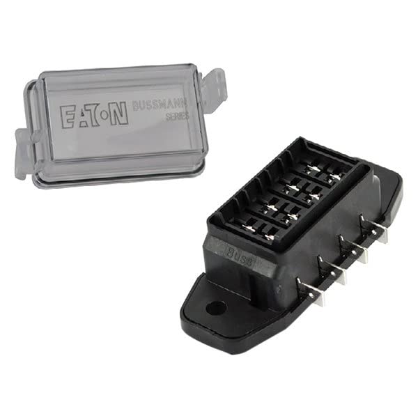 Seachoice SC11276 Splash Proof ATC Fuse Block, 4 Terminal