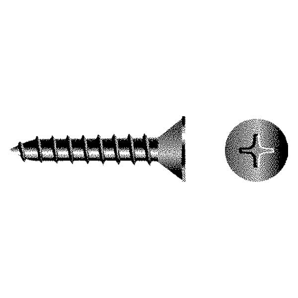 Seachoice SC0630 Phillips Tapping Screws Flat Head, #8 x 1-3/4"