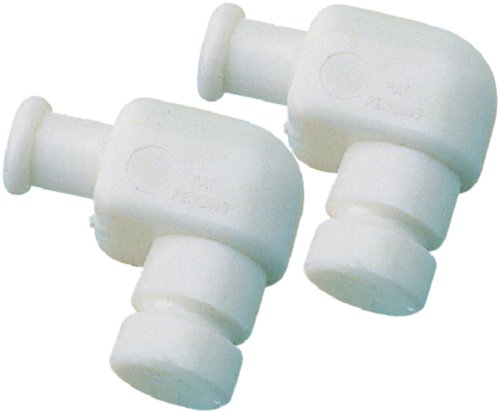 Sea Dog 273351-1 90 Deg Inside Eye End White 2/Cd