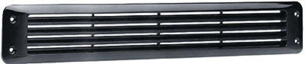 Attwood 1423-5 Louvered Vent Flush Mount-Black