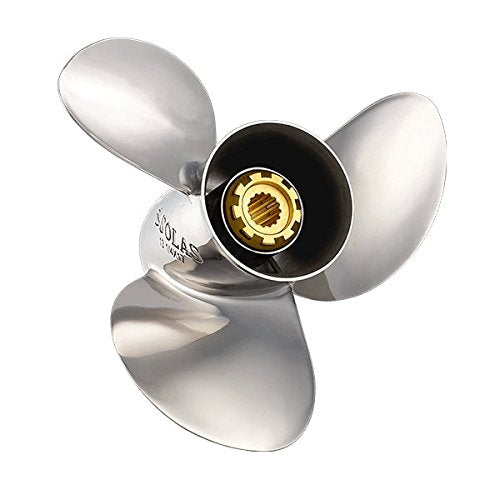 Solas Propeller 1654-158-23 Solas Dual Propeller for Mercruiser Bravo Three, SS, Front