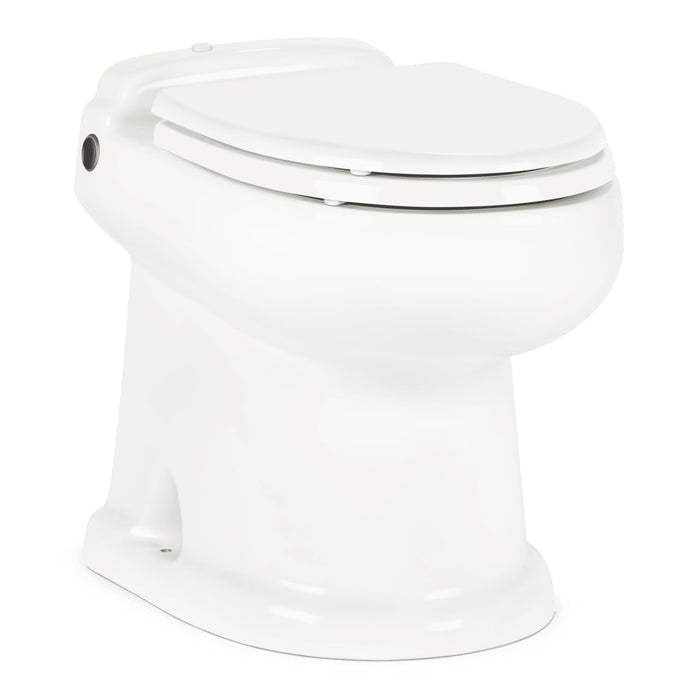 Dometic 304874020 MasterFlush 8740 White Electric Macerating Toilet Raw/Fresh, Water