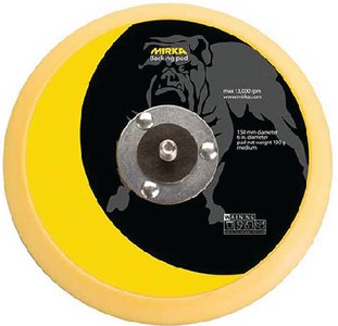 Mirka 106SGV 6"-5MM Grip Faced Soft Vacuum Backup Pad