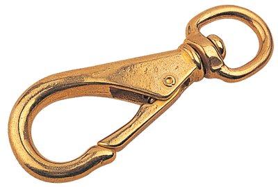 Sea Dog 139131-1 Snap #1 Brass Swivel Eye, Carded