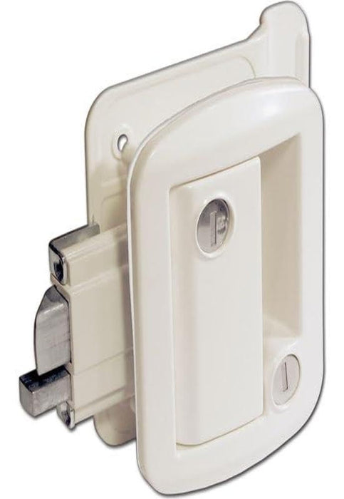 Fasteners Unlimited TTL-43610AL-9009-1PK TTL43610AL90091P Global Classic Pro, Entrance Lock, White