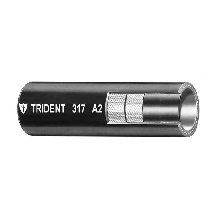 Trident Marine 317-0586 5/8" x 50' Boxed Type A2 Fuel & Vent Line Hose Black
