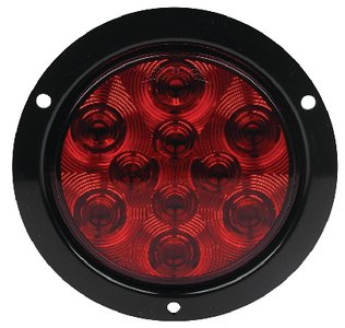 FulTyme RV 1151 FulTyme RV LED 4" Round Light W/Mounting Flange