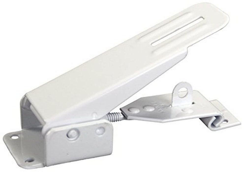 JR Products 10845 Fold Down Camper Latch & Catch, White