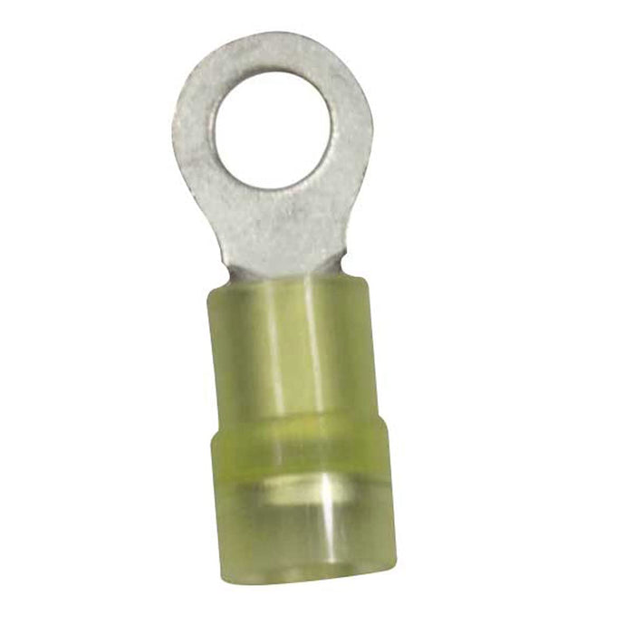 Wirthco 80865 Battery Doctor Yellow Nylon Insulated Ring Terminal, 12-10 AWG, 5/Pk.