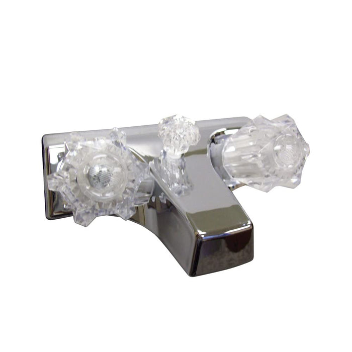 Bristol Products 20351207 Utopia Tub-Shower Faucet, Chrome w/Clear Handles