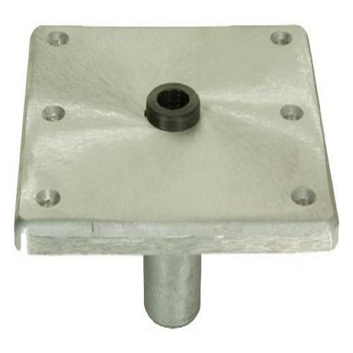 Springfield 1620016 KingPin 7" x 7" Square Aluminum Base, Satin Finish