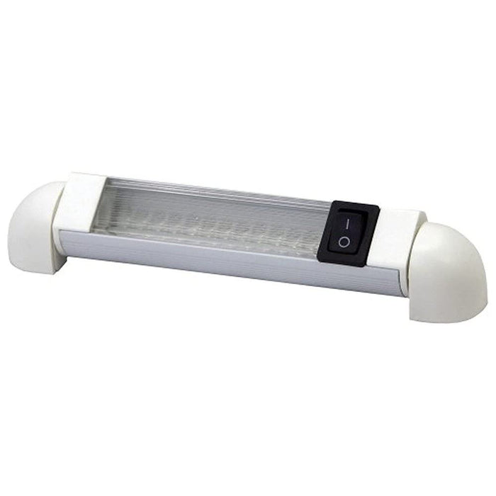 TH Marine LED-51857-DP T-H Marine LED Rotating Rail Light w/ Switch, Cool White LEDs
